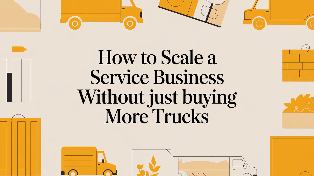 Services business without buying more trucks