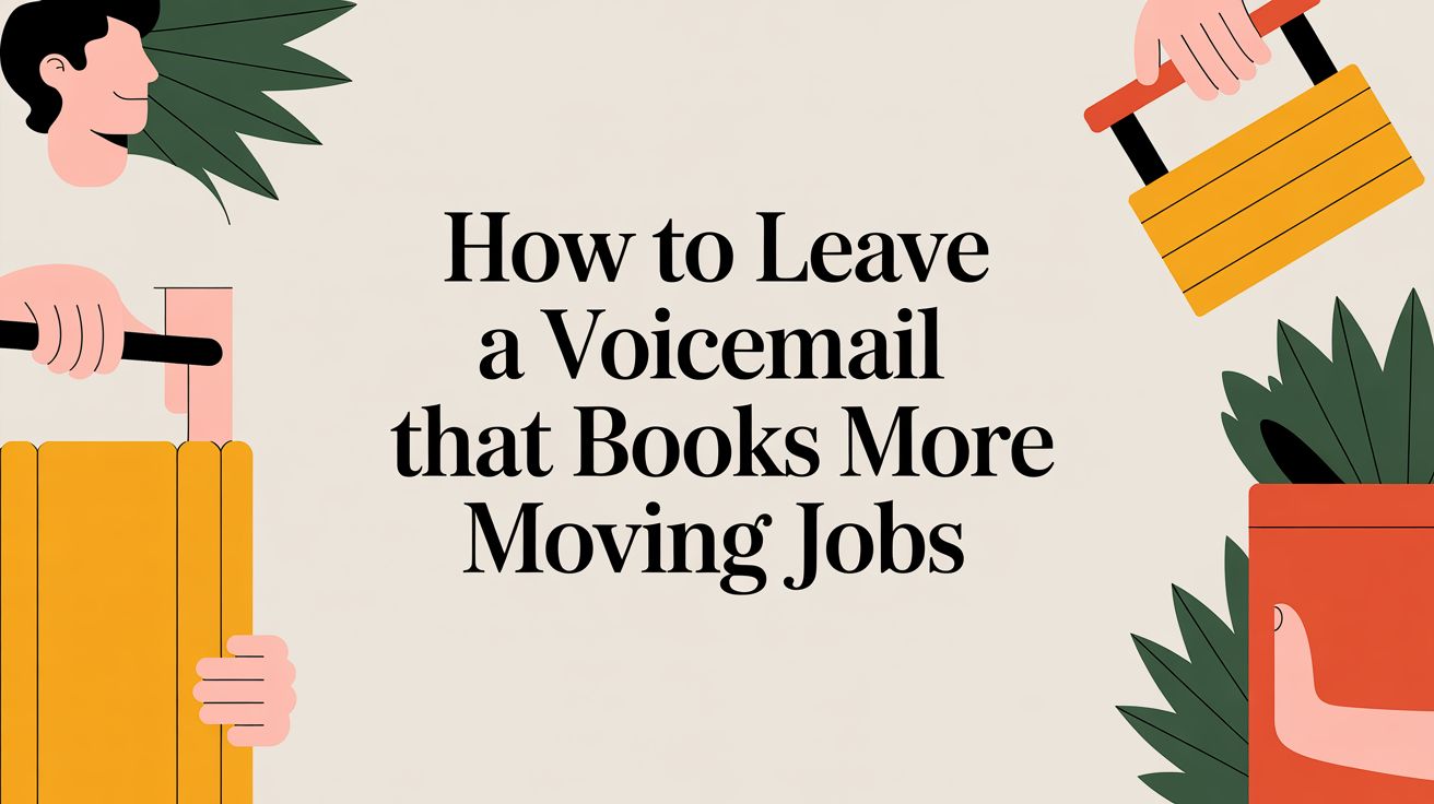 Voicemail tips for moving job