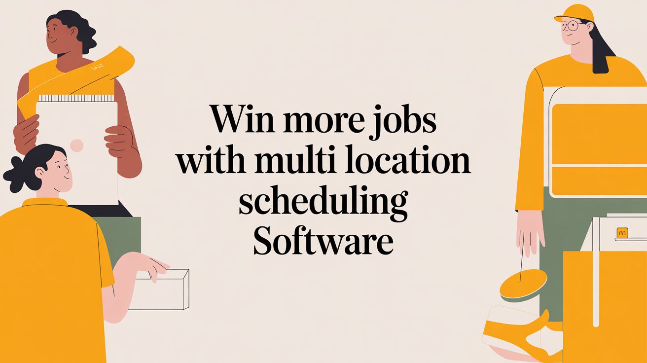 Multi-location scheduling software for movers