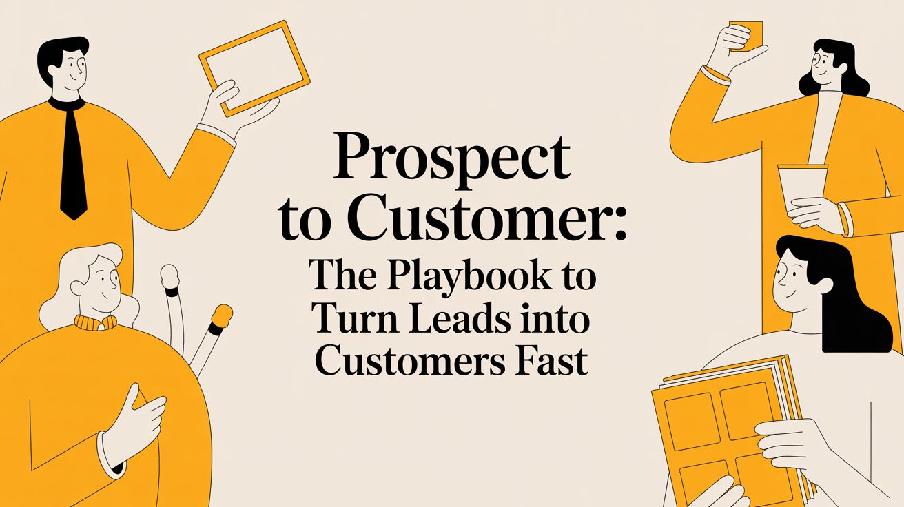 Prospect customer to leads into customer fast