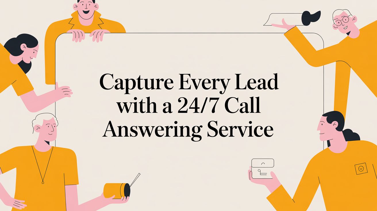 Capture every lead with a 24/7 call answering services