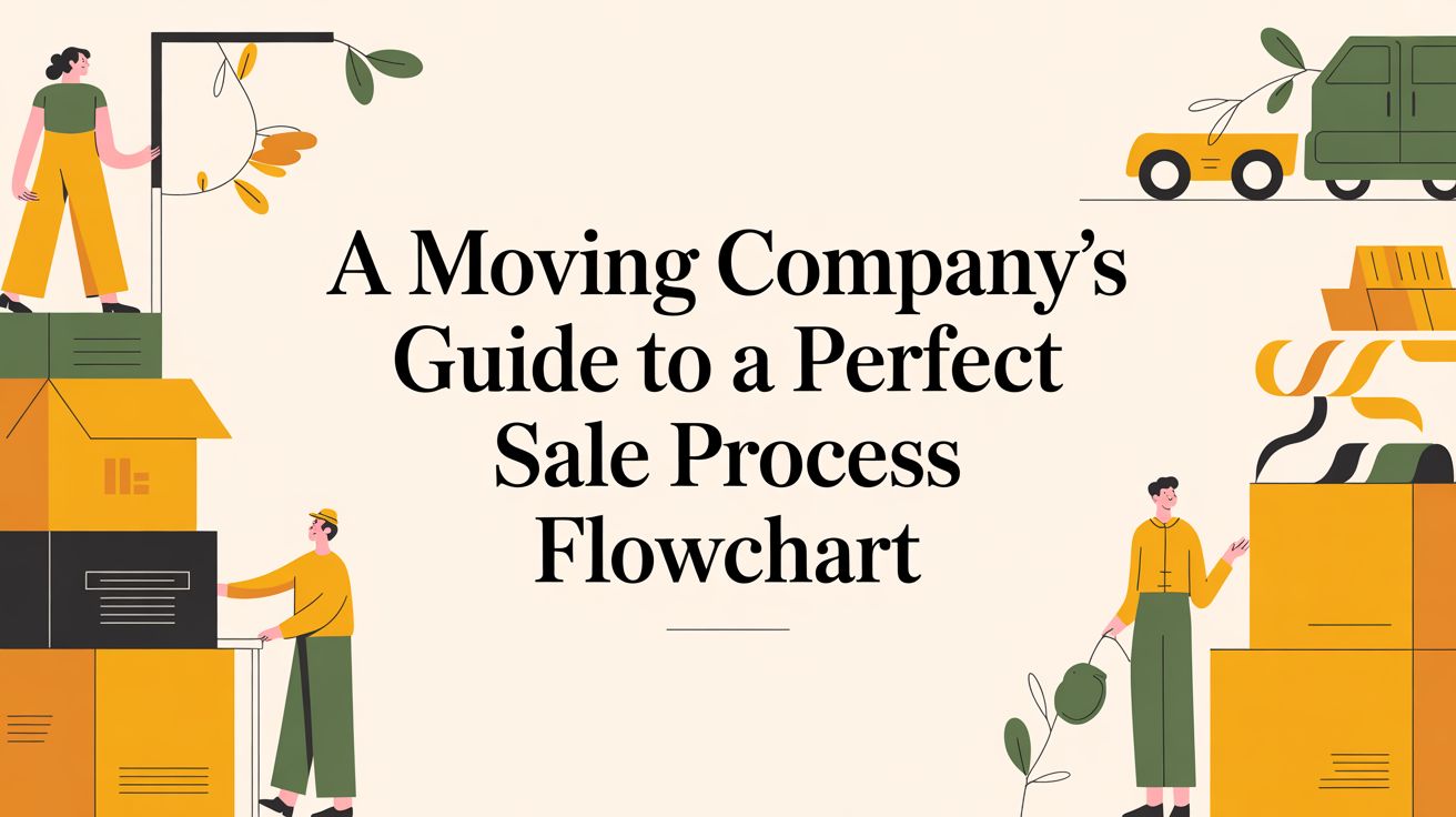 Moving company's guide to a perfect sale process flowchart