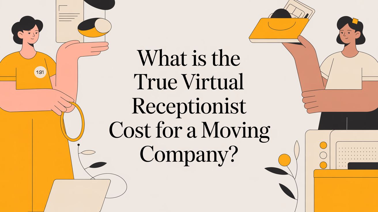 True virtual receptionist cost for a moving company