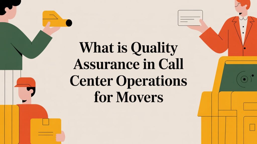 Quality assurance in call Center operations for moves