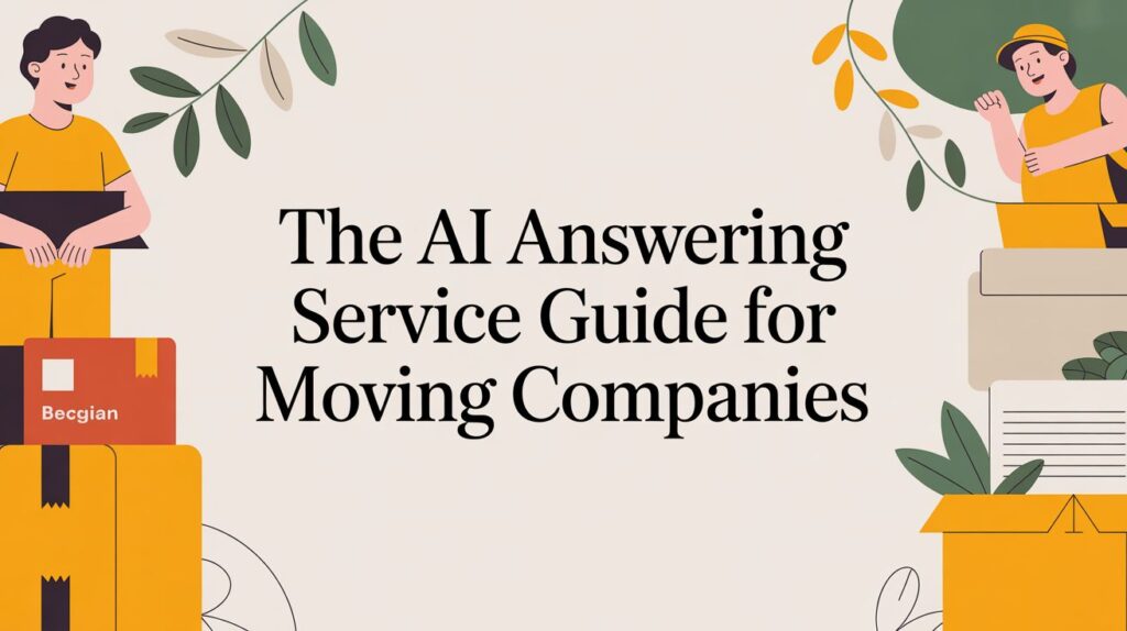 AI answering service guide for moving companies