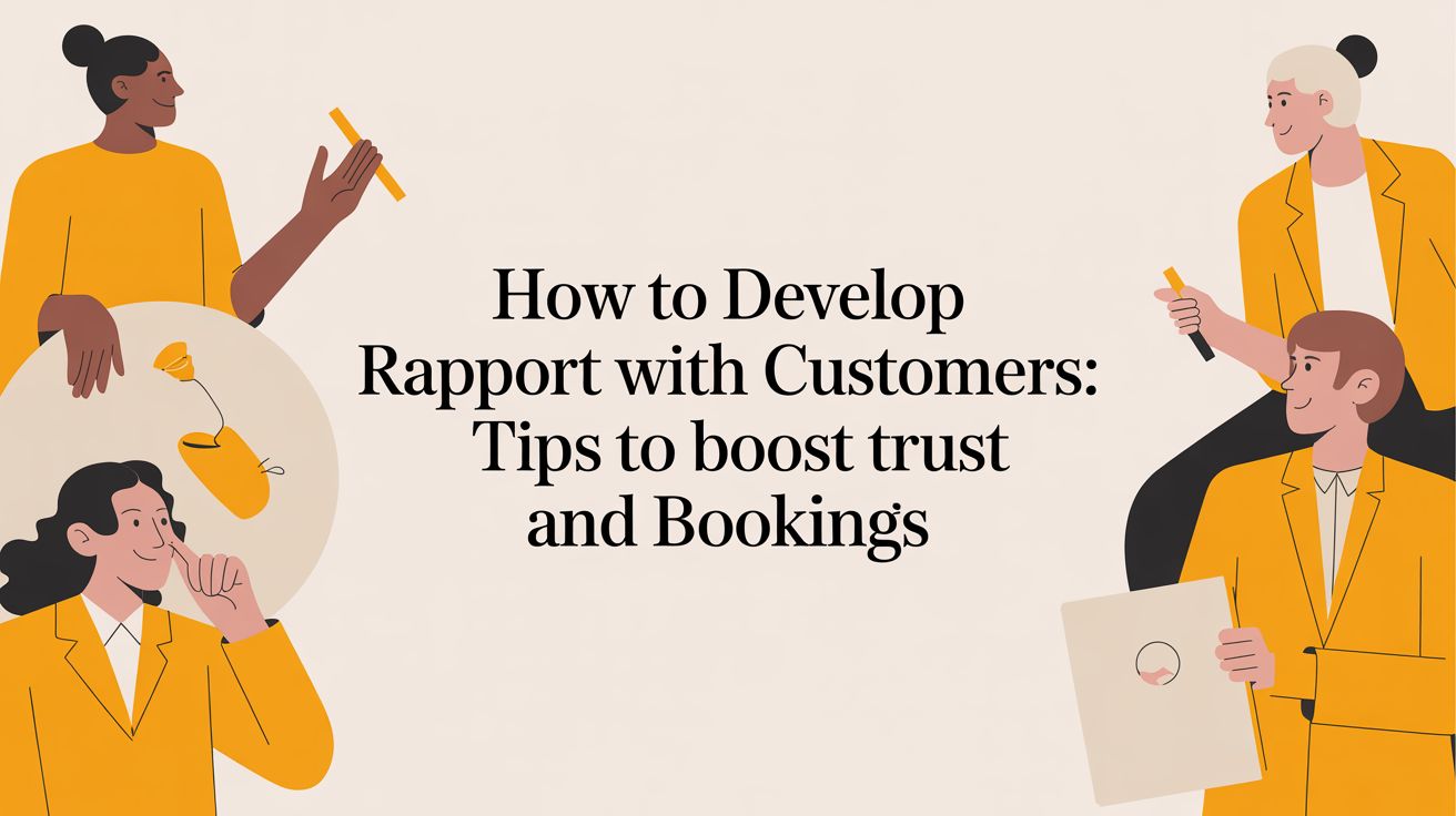 How to develop rapport with customers