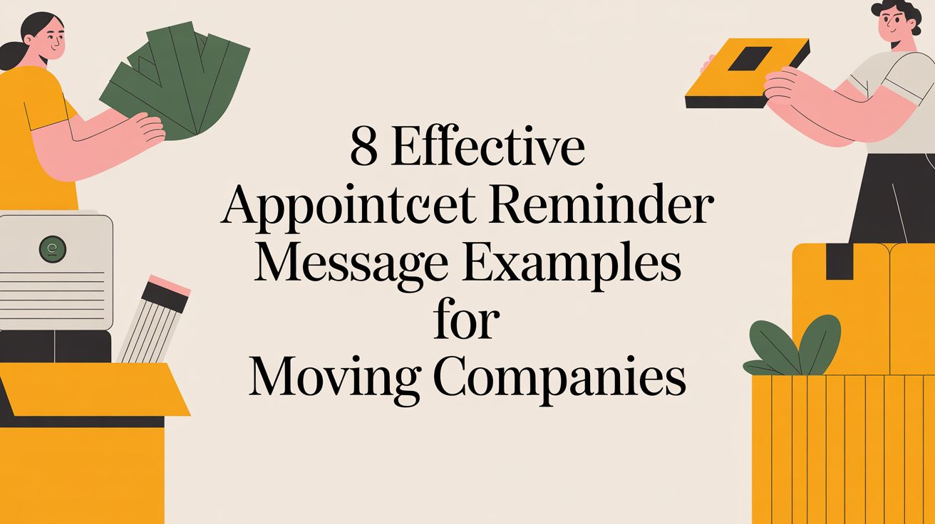 Appointment reminder message