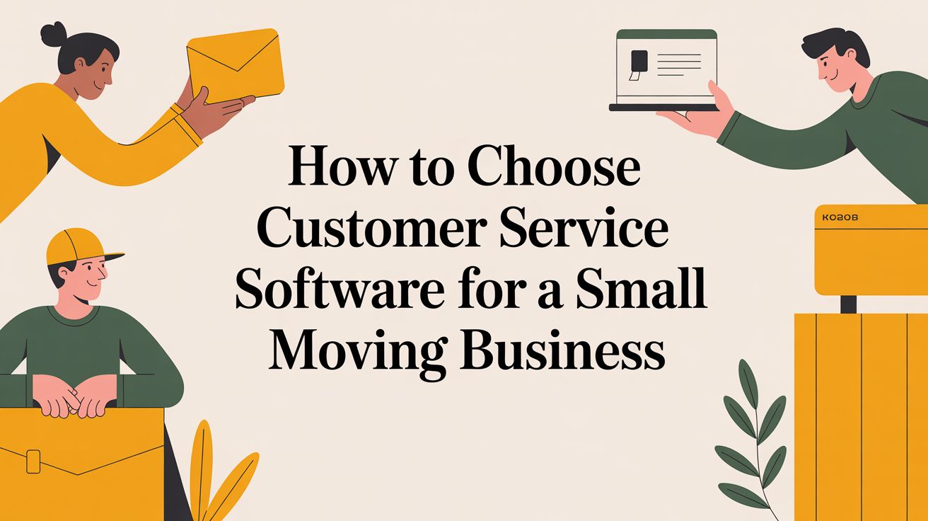 Customer service software for a small moving business