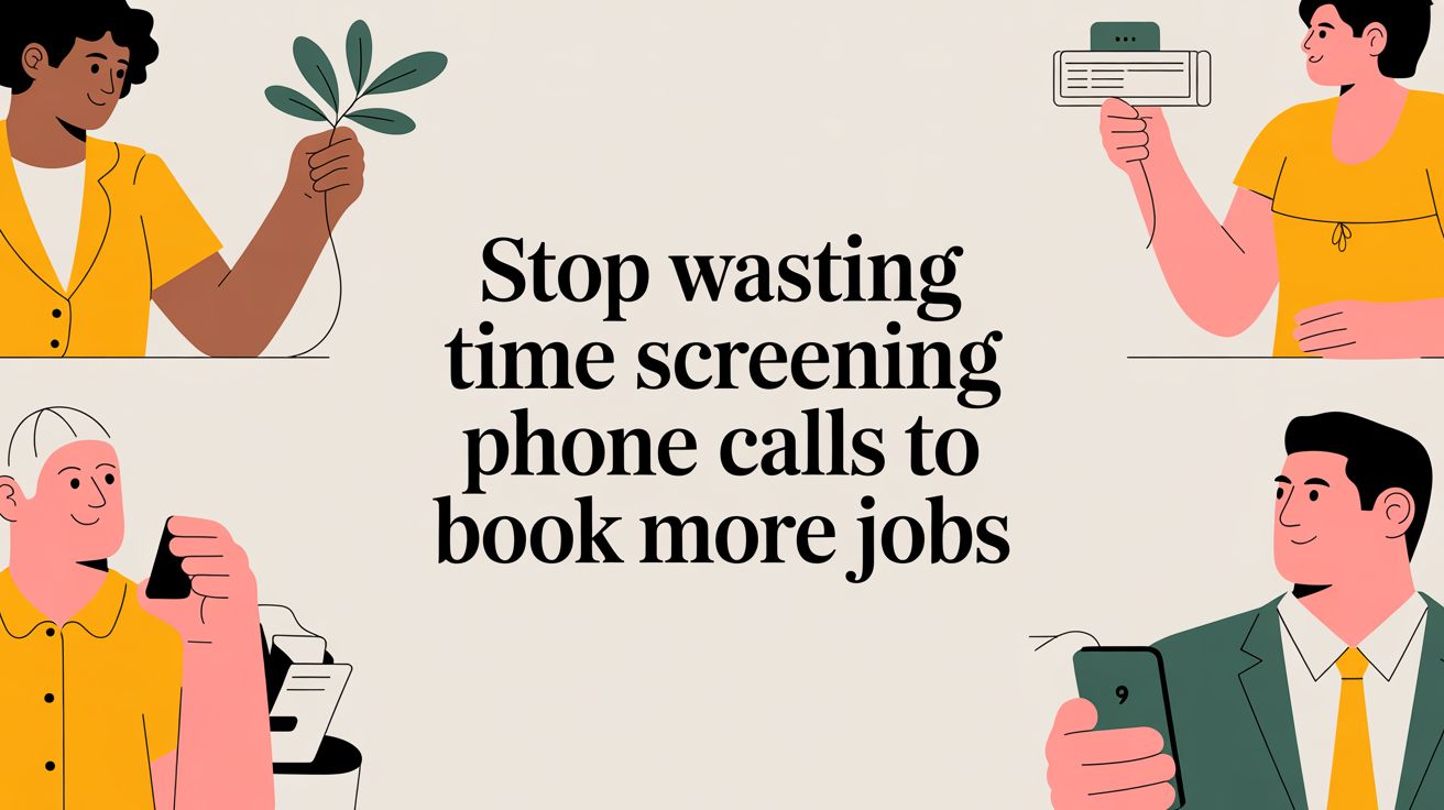 Stop wasting time screening phone call