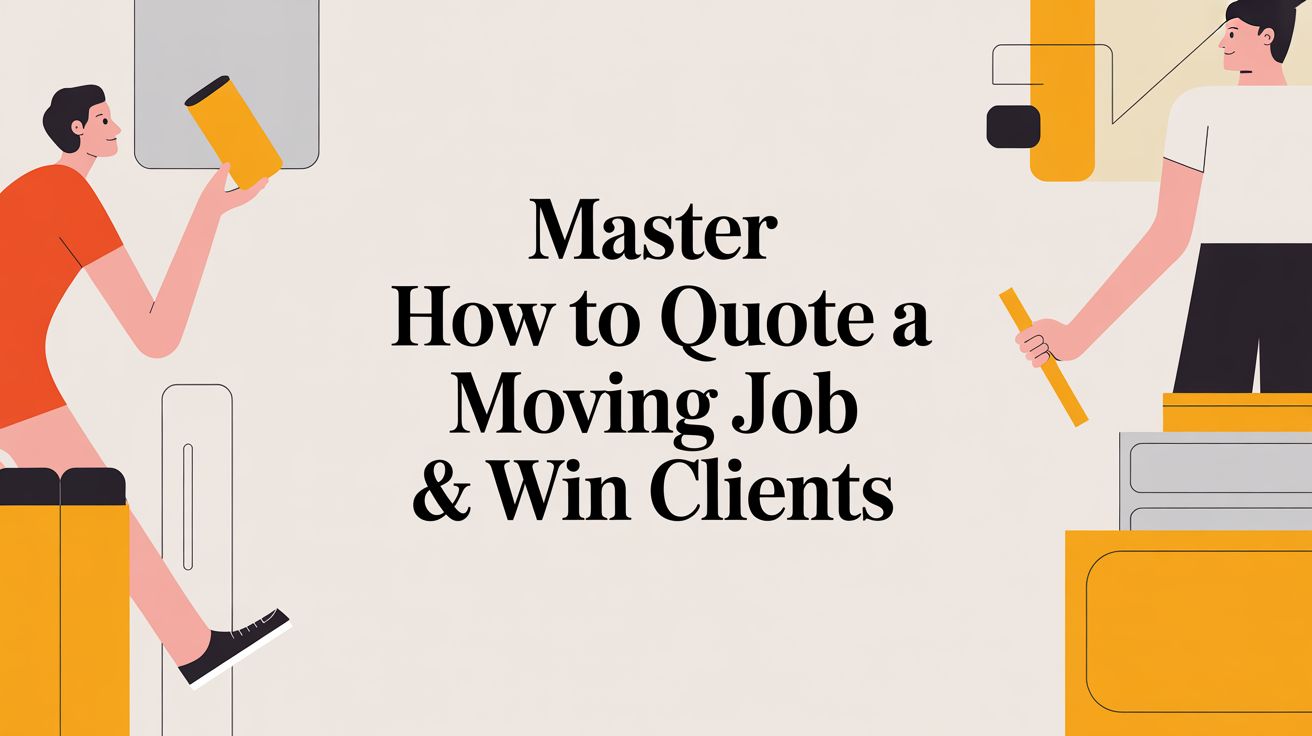 Master how to quote a moving job and win clients