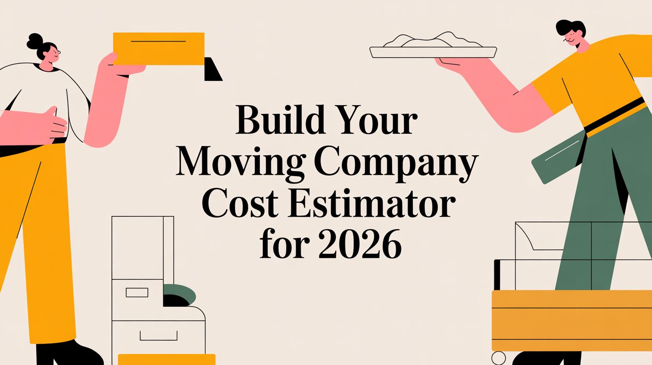 Build your moving company cost estimator for 2026