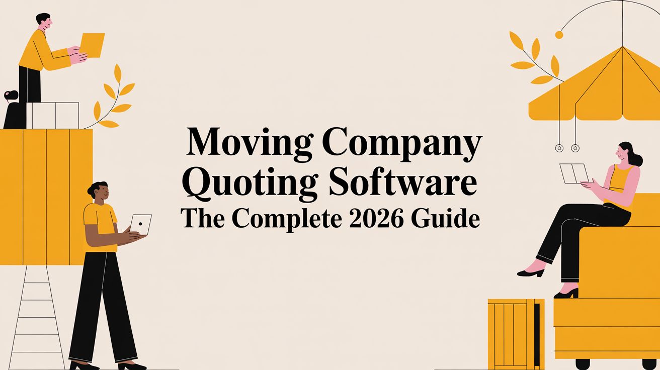 Moving company quoting software