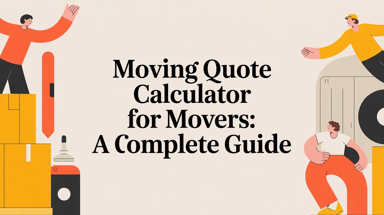 Moving quotes calculator for movers