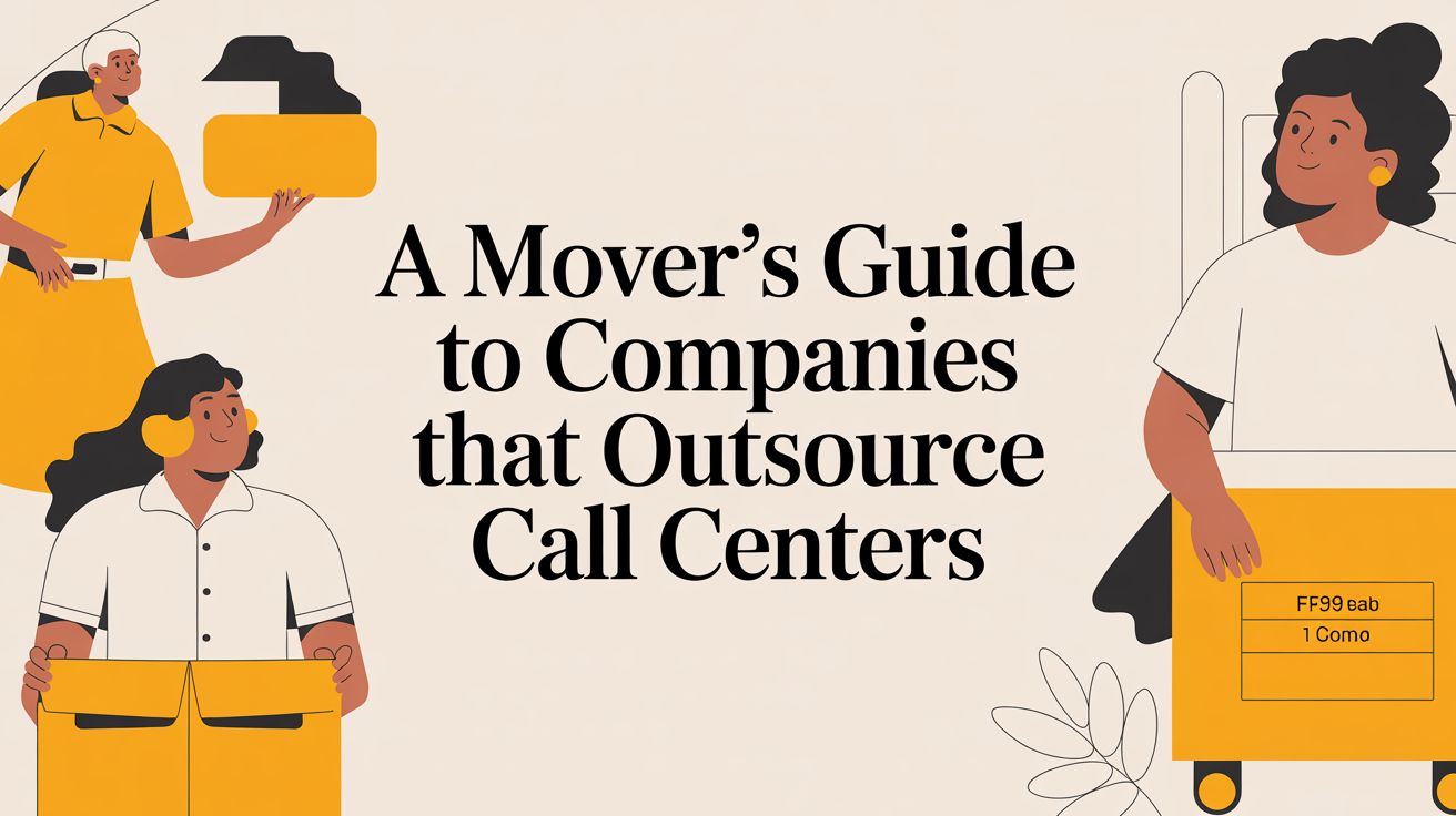 Movers guide to companies that outsource call centers