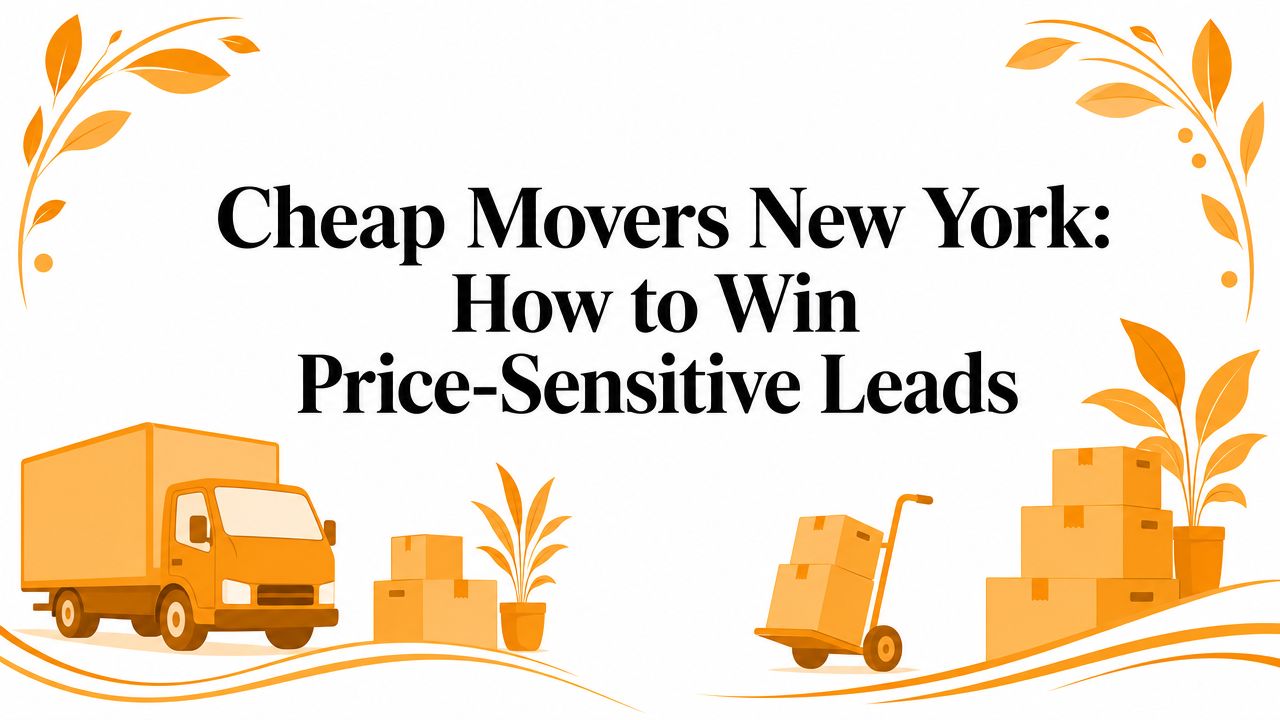 Cheap movers new york: how to win price sensitive leads
