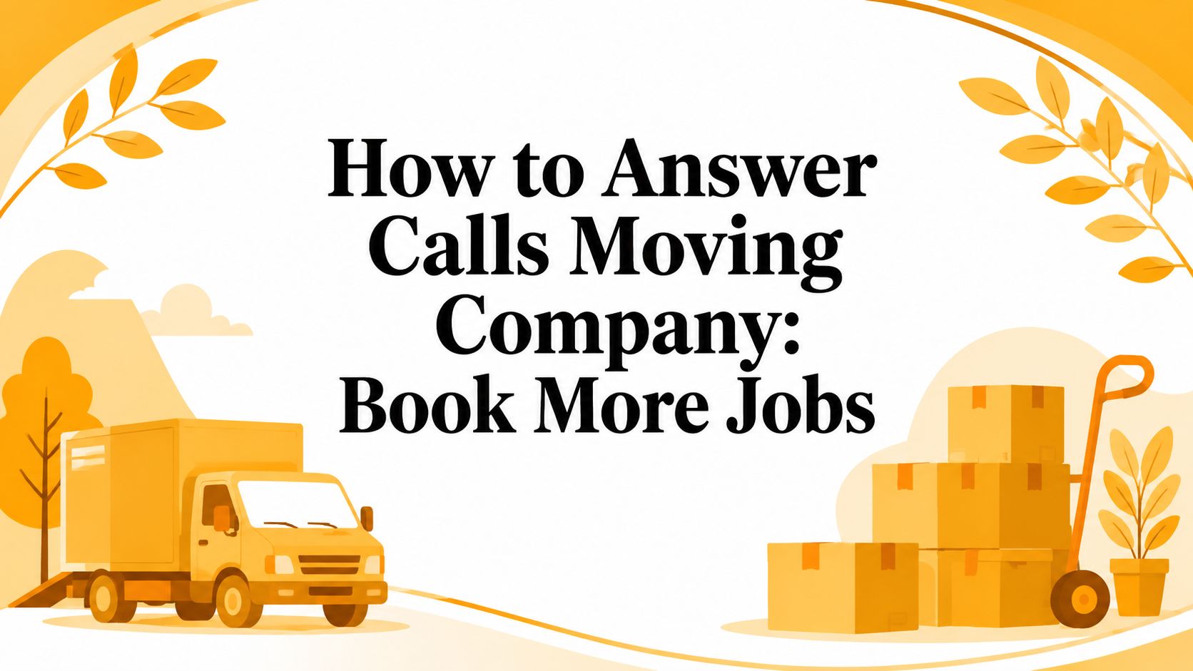How to answer calls moving company book more jobs