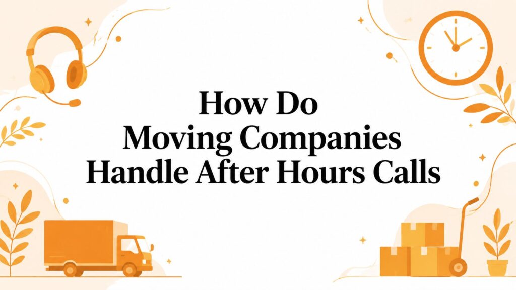 Moving companies handle after hours calls