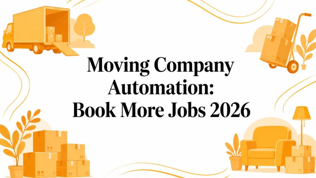 Moving company automation: Book more jobs