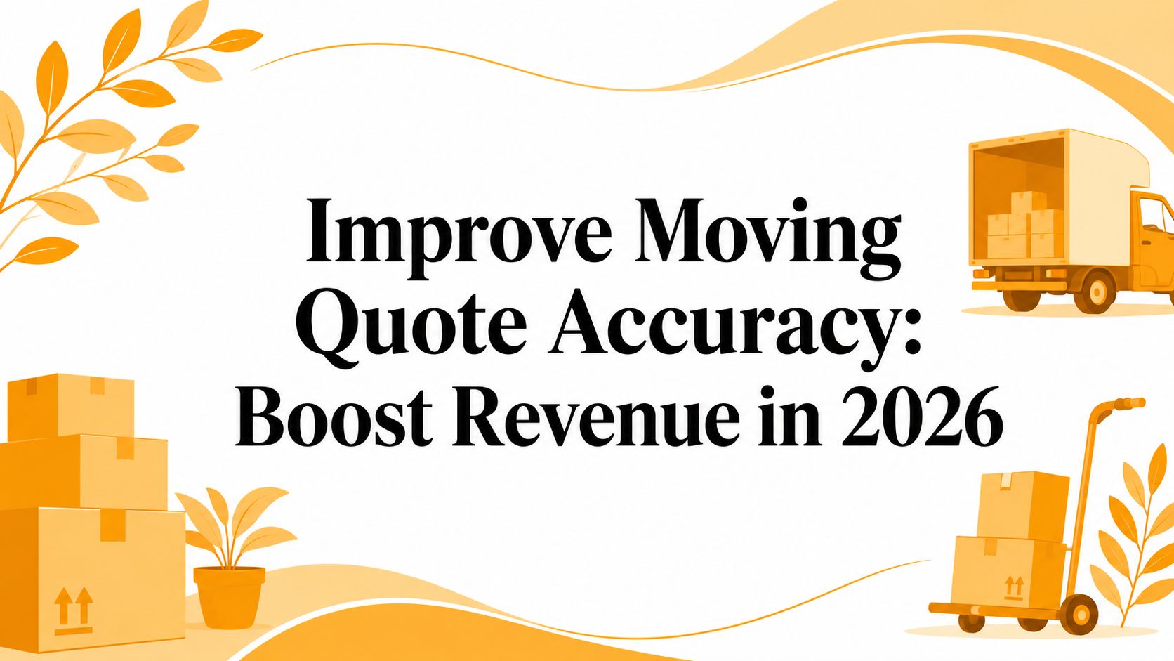 Improving moving quote accuracy : boost revenue in 2026
